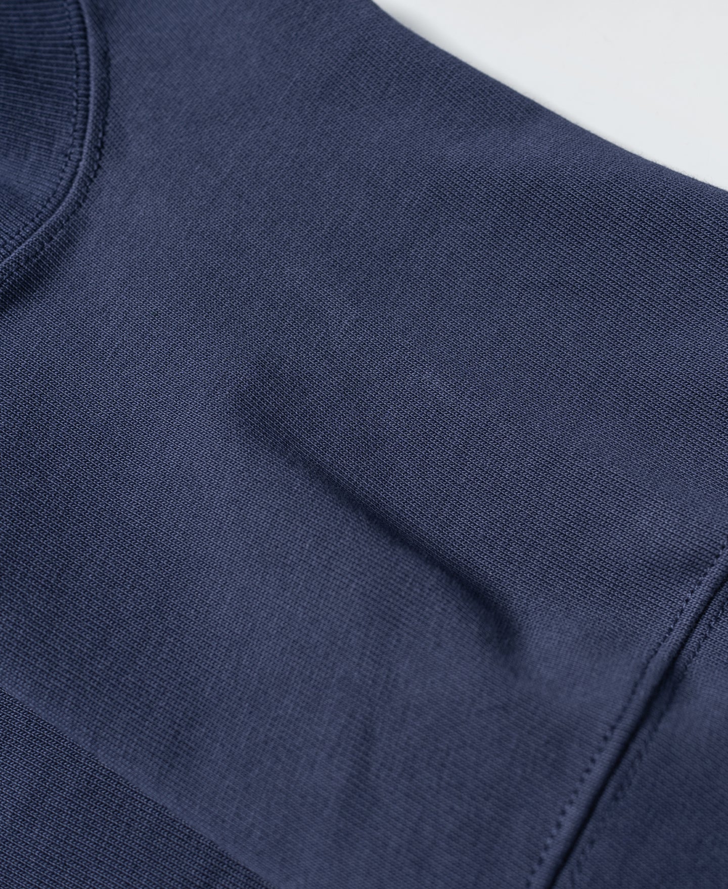10.6 oz Reverse Weave T-Shirt - Navy - Image 8