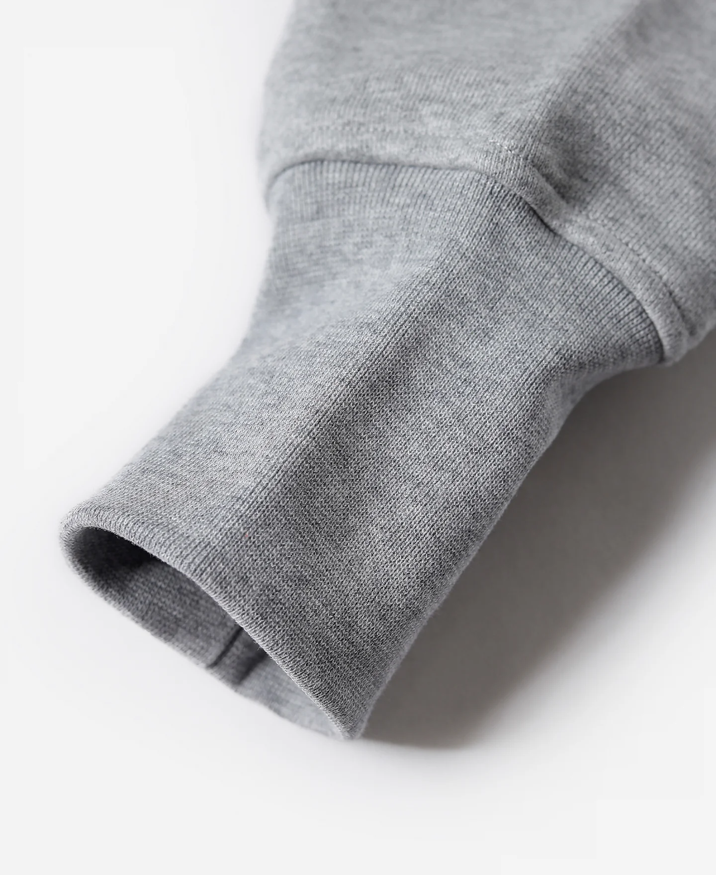 17.5 oz Terry Cloth Full-Zip Hoodie - Gray - Image 12