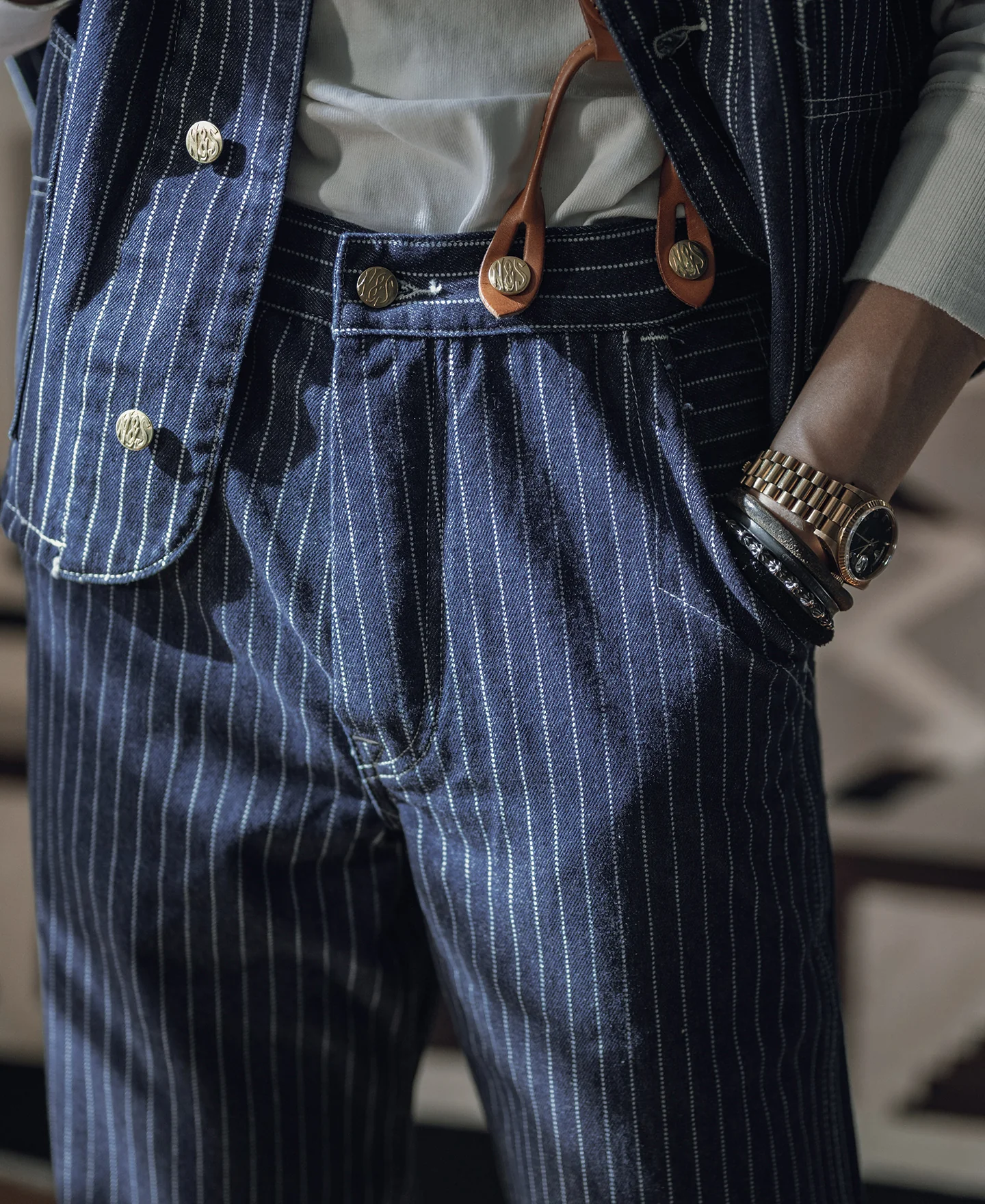 1920s Wabash Railway Work Pants - Image 6