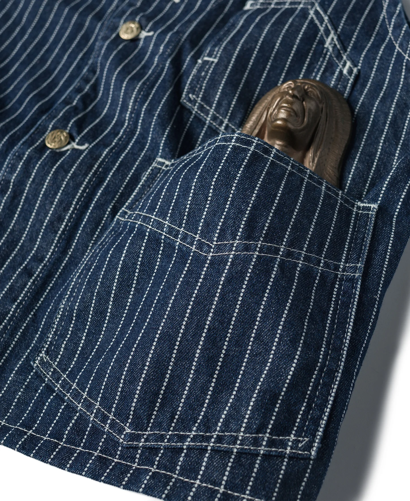1930s Wabash Railway Work Vest - Image 12