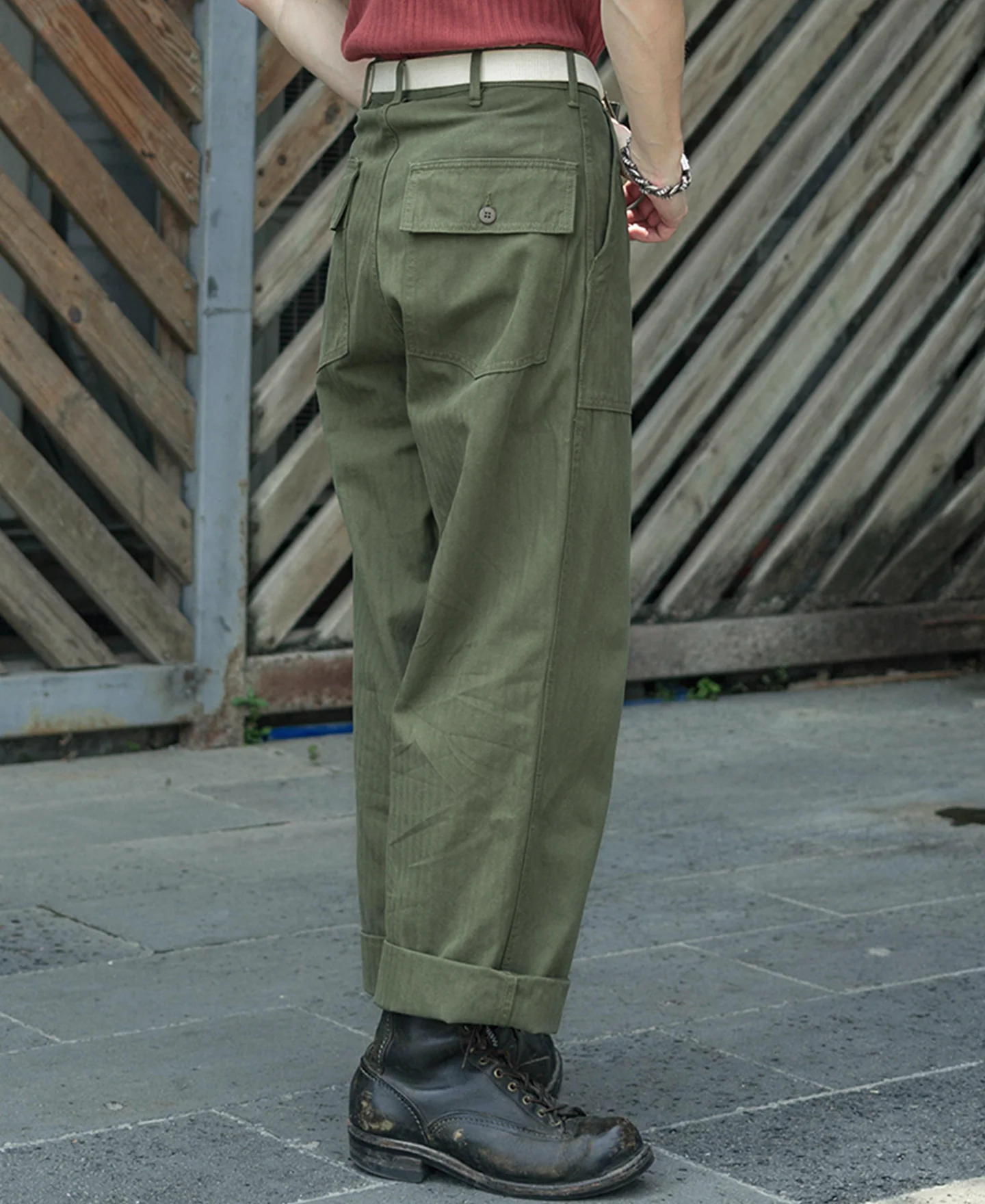 1947 1st 838A OD7 Utility Fatigue Pants - Image 5
