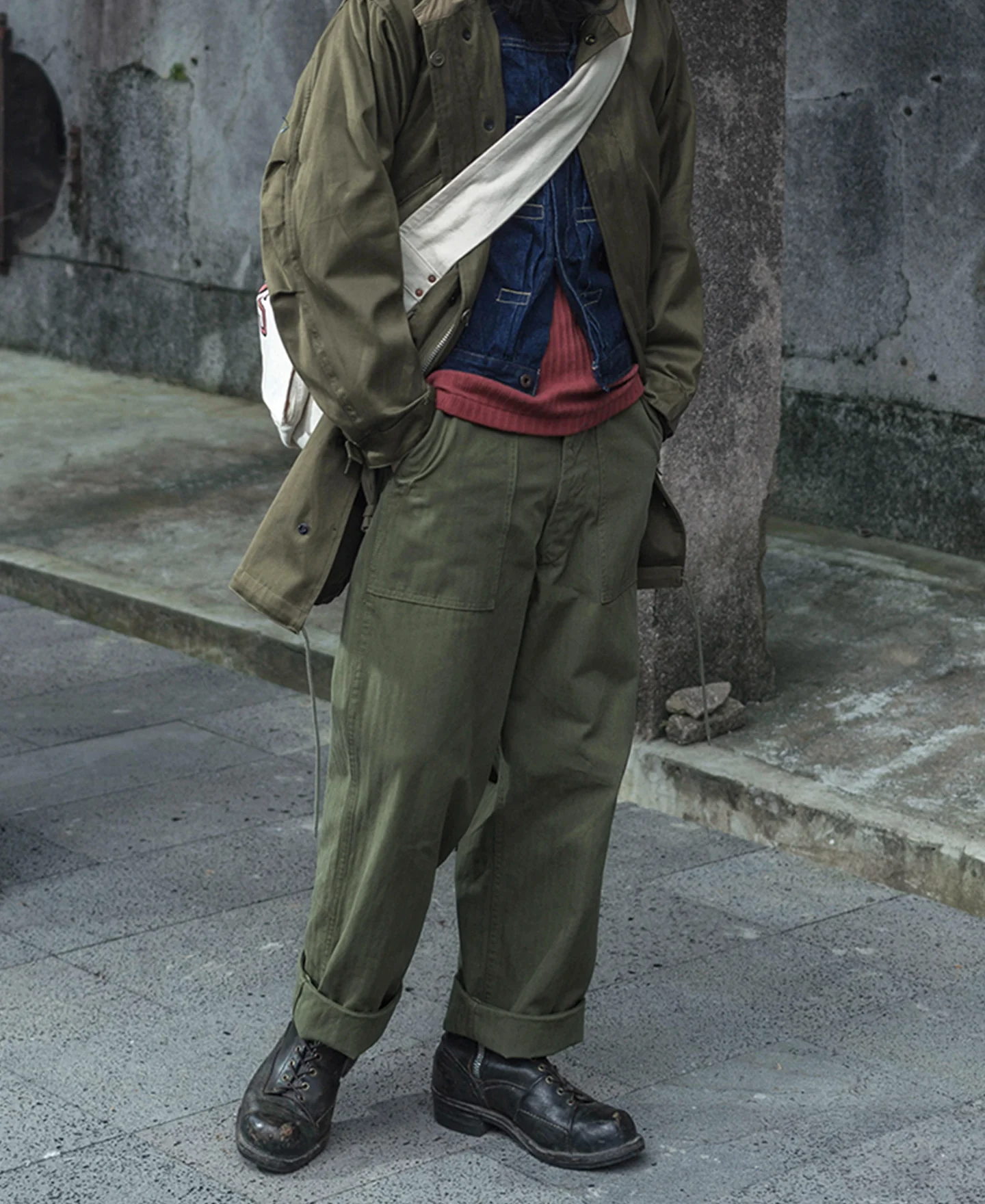 1947 1st 838A OD7 Utility Fatigue Pants - Image 8