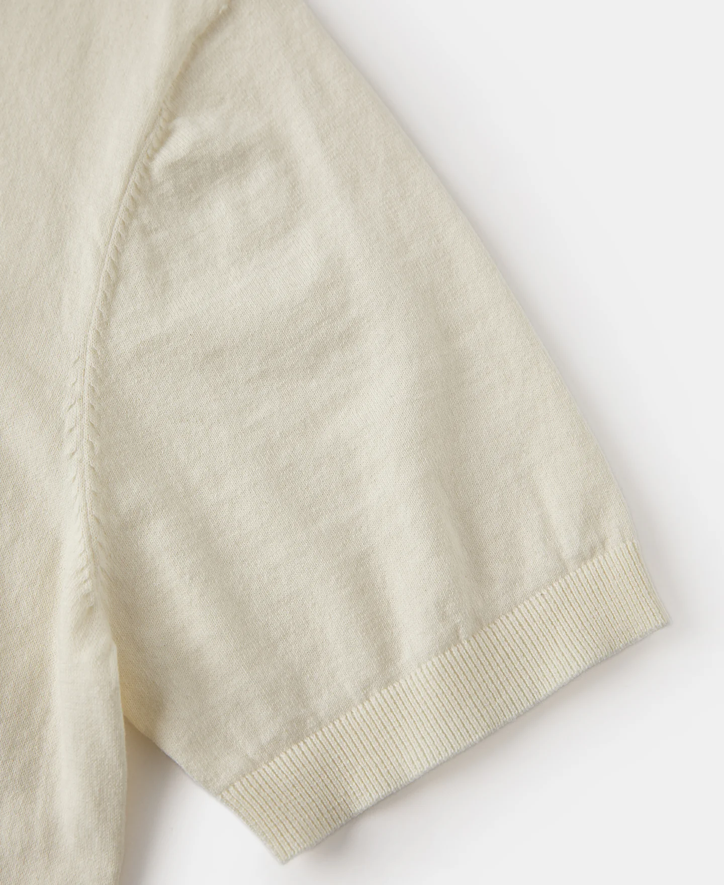 1950s Jersey Knit Short Sleeve Pocket T-Shirt - Apricot - Image 4