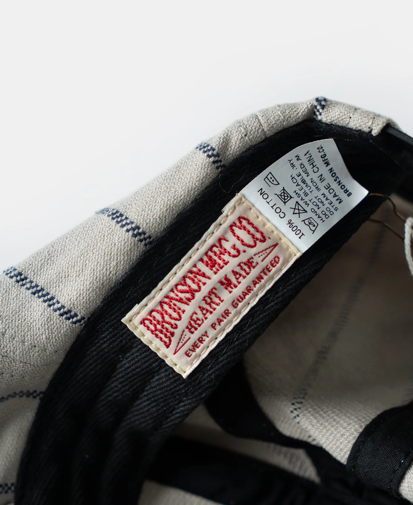 1950s Railroad Stripe Newsboy Cap - Gray - Image 8