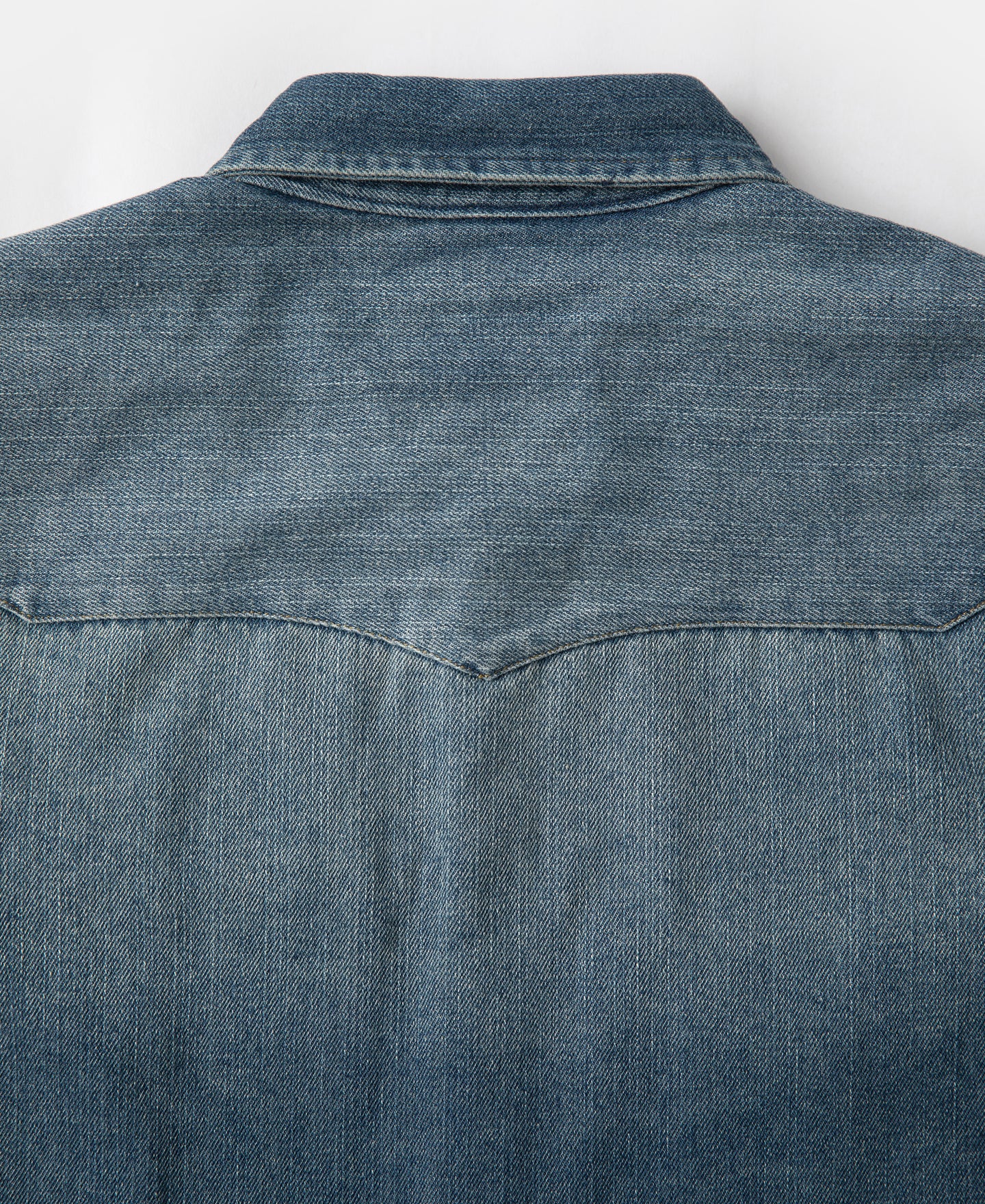 1950s Slub Denim Western Shirt - Image 15