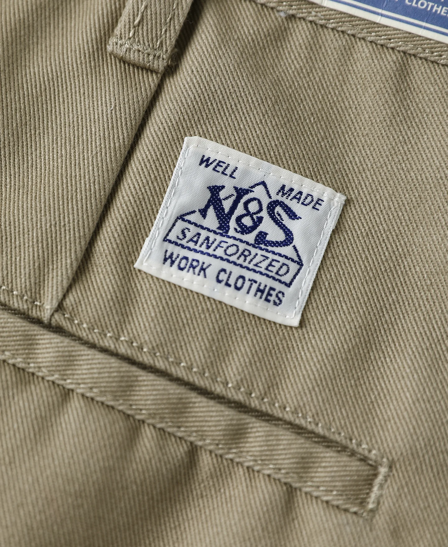 1970s Straight-Leg Work Pants - Khaki - Image 13