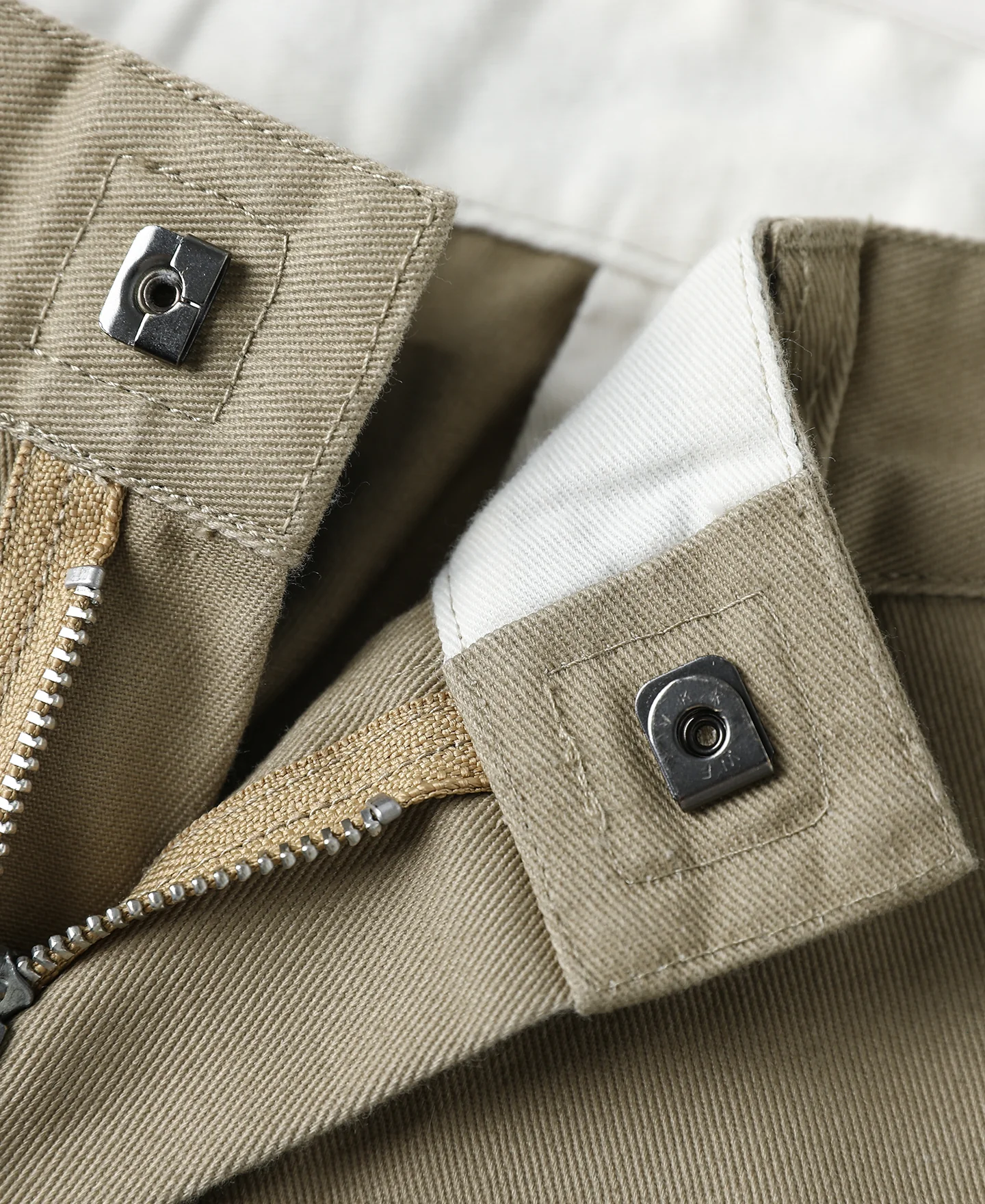1970s Straight-Leg Work Pants - Khaki - Image 8