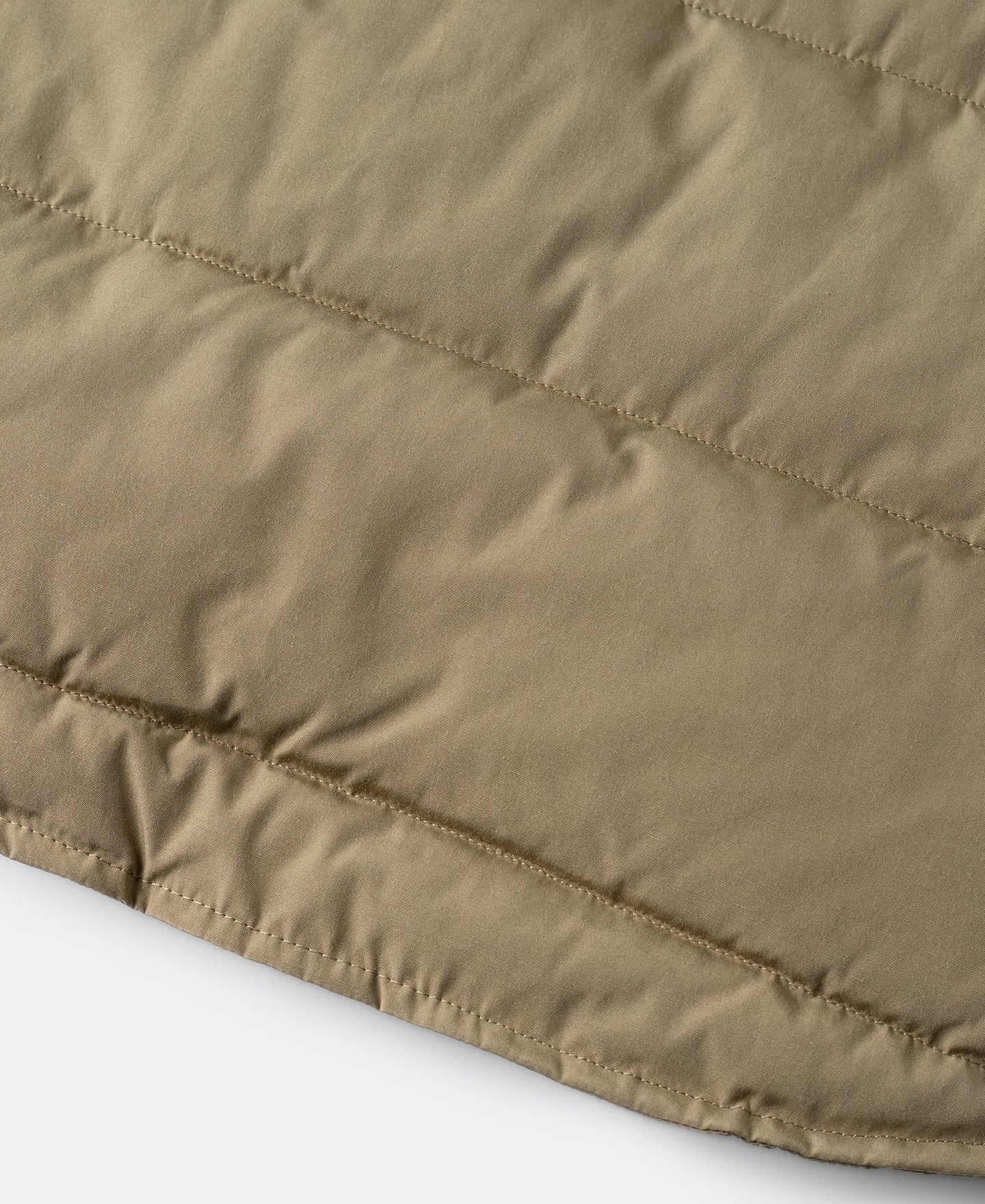 1970s Vintage Quilted Padded Vest - Khaki - Image 14