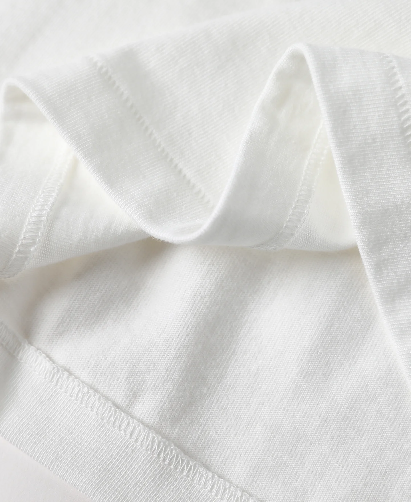 Loopwheel Tubular Athletic T-Shirt - White - Image 13