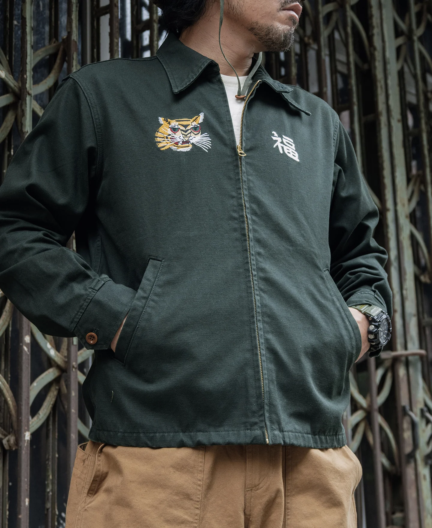Fox Embroidery Vietnam Souvenir Jacket - Image 4