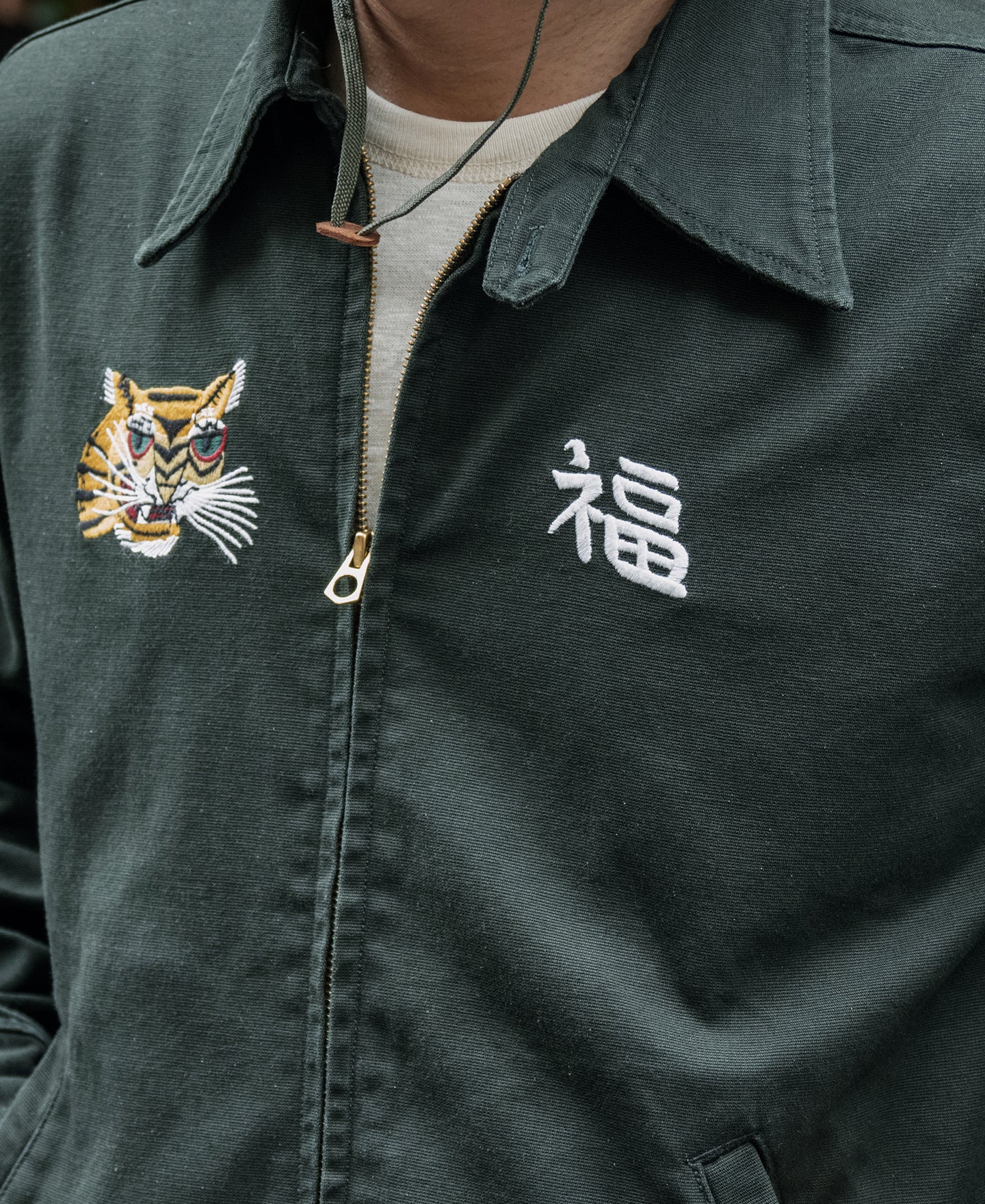Fox Embroidery Vietnam Souvenir Jacket - Image 6