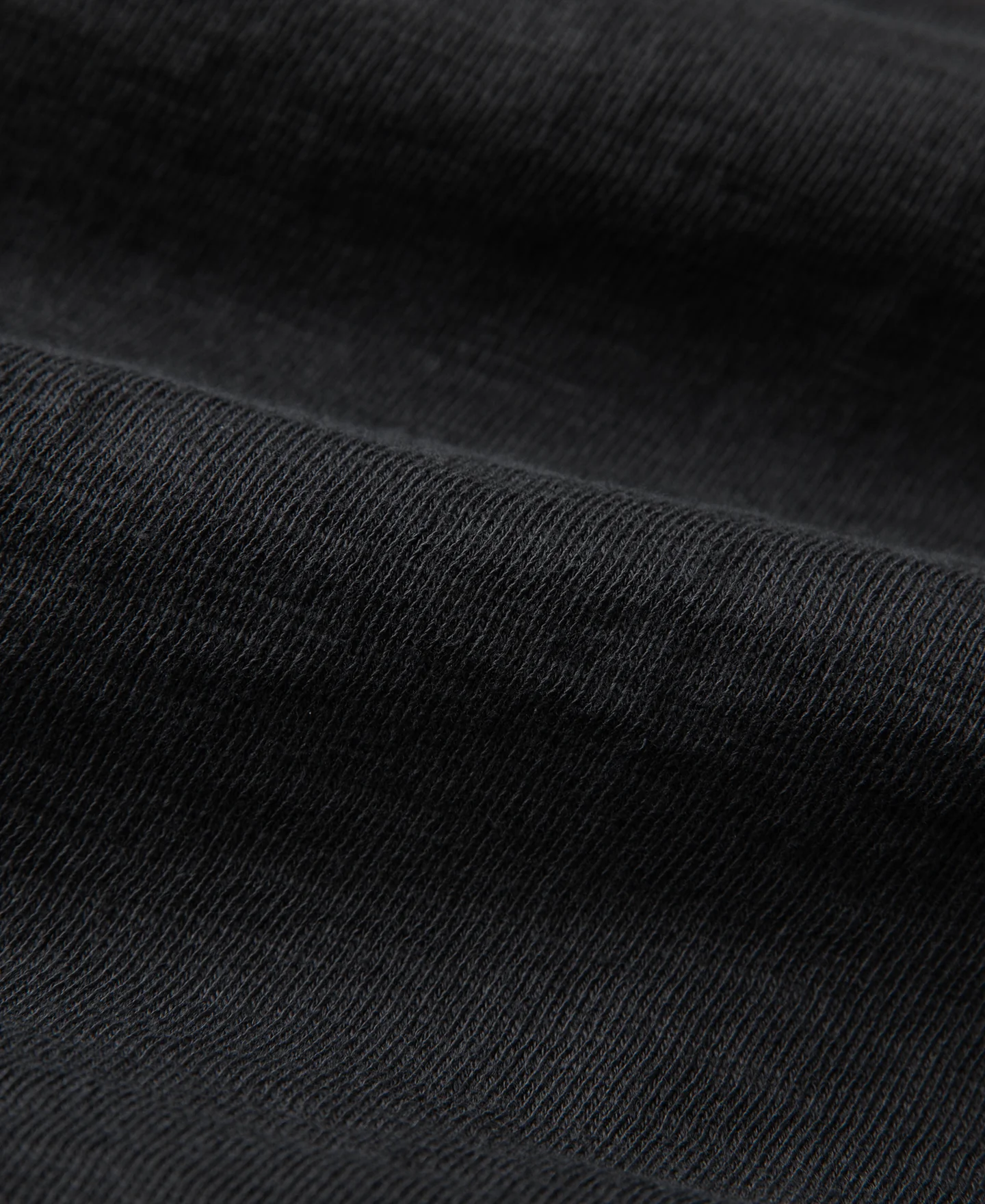 Loopwheel Tubular Henley T-Shirt - Black - Image 14