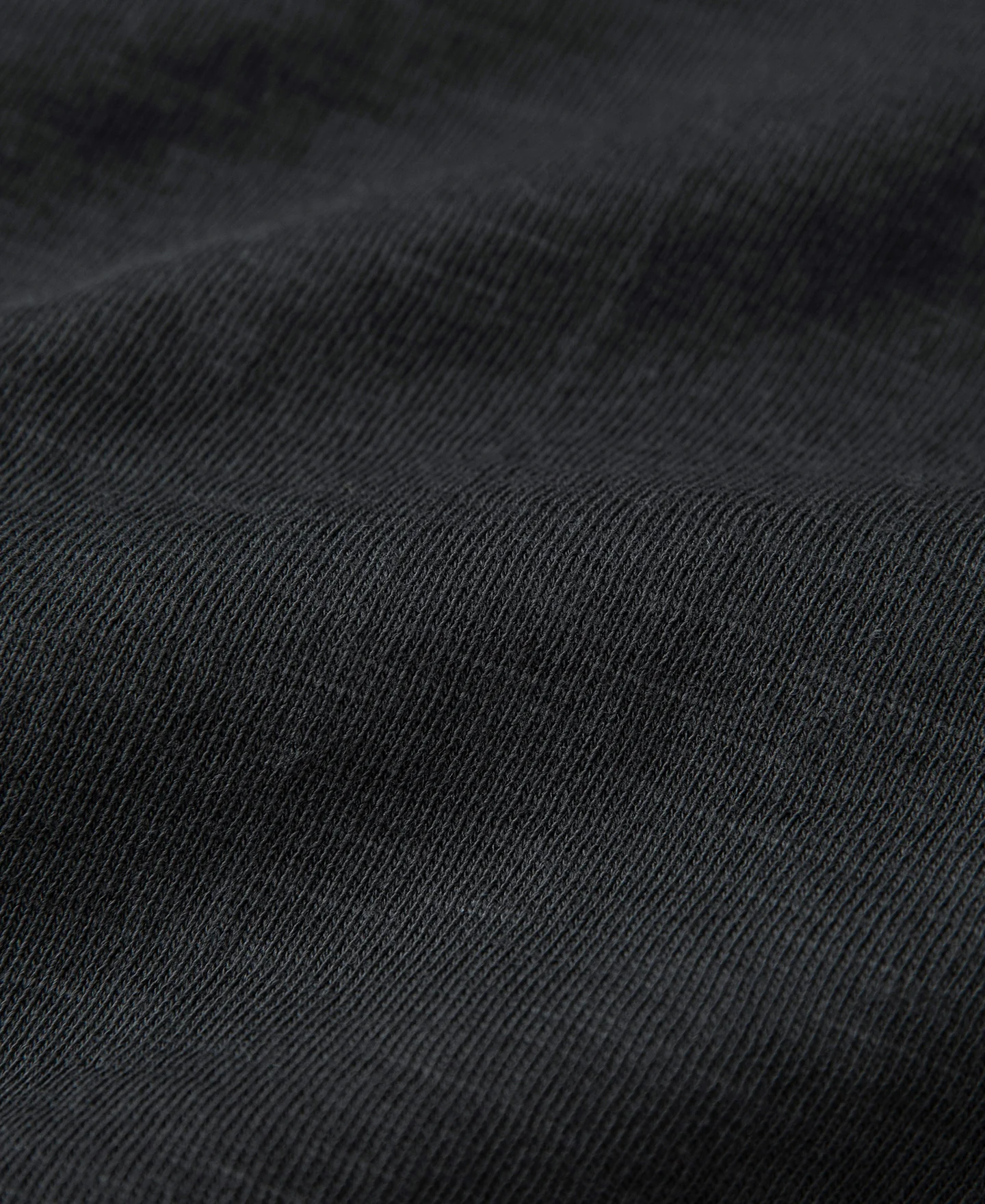 Loopwheel Tubular Slub Cotton Pocket T-Shirt - Vintage Black - Image 10
