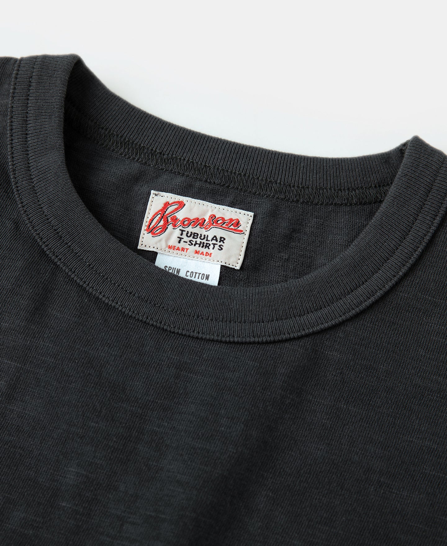 Loopwheel Tubular Slub Cotton Pocket T-Shirt - Vintage Black - Image 6