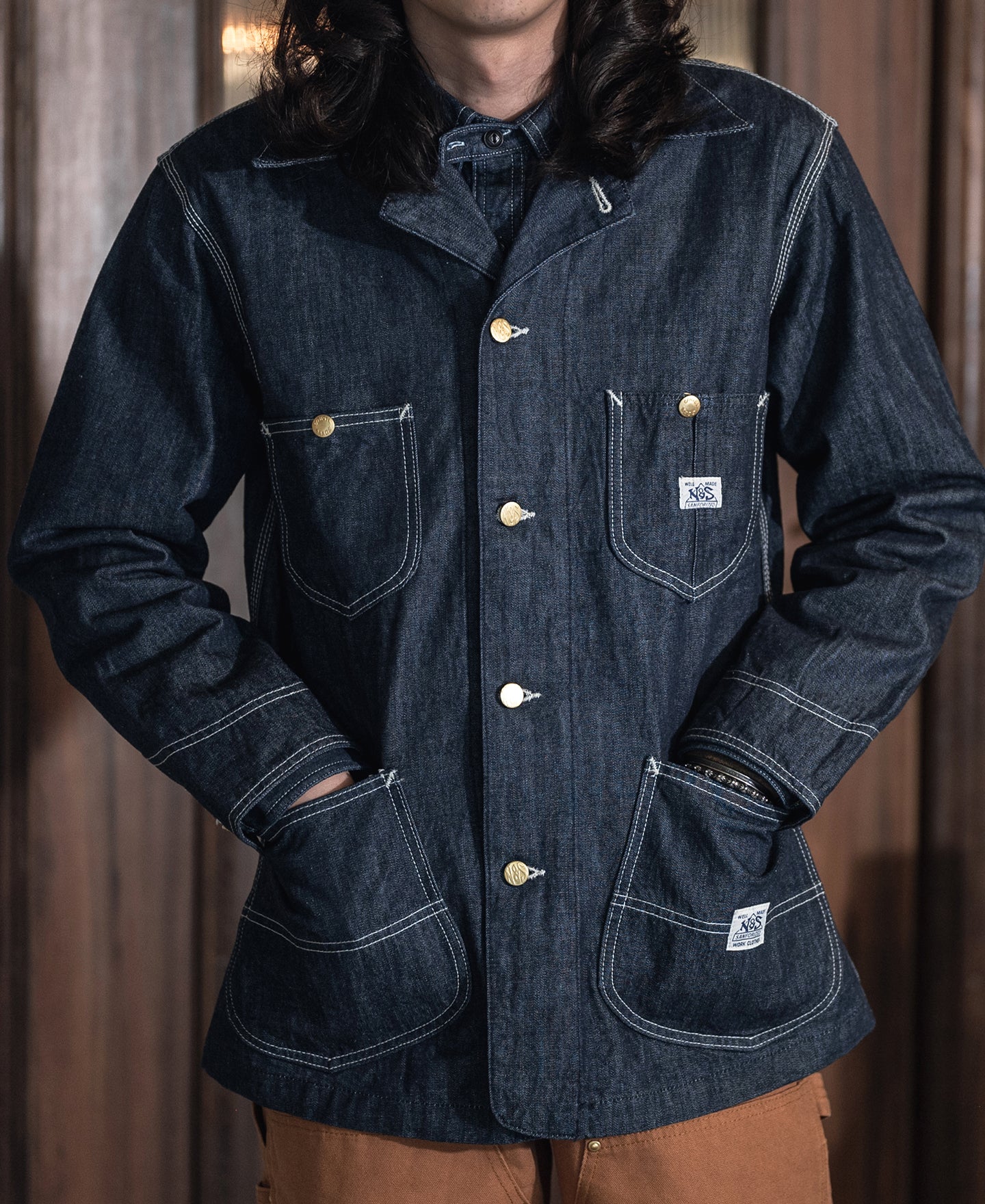 1936 98-J Railroad Work Denim Jacket - Image 4