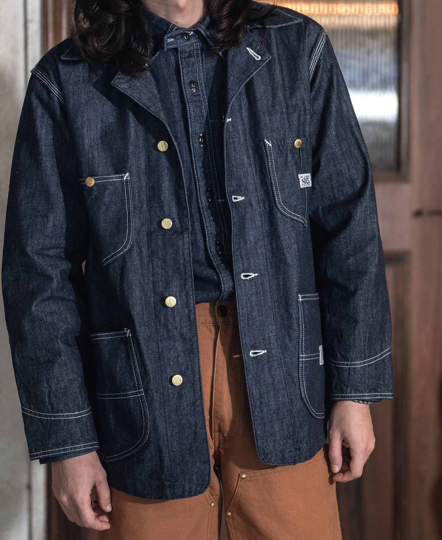 1936 98-J Railroad Work Denim Jacket - Image 5