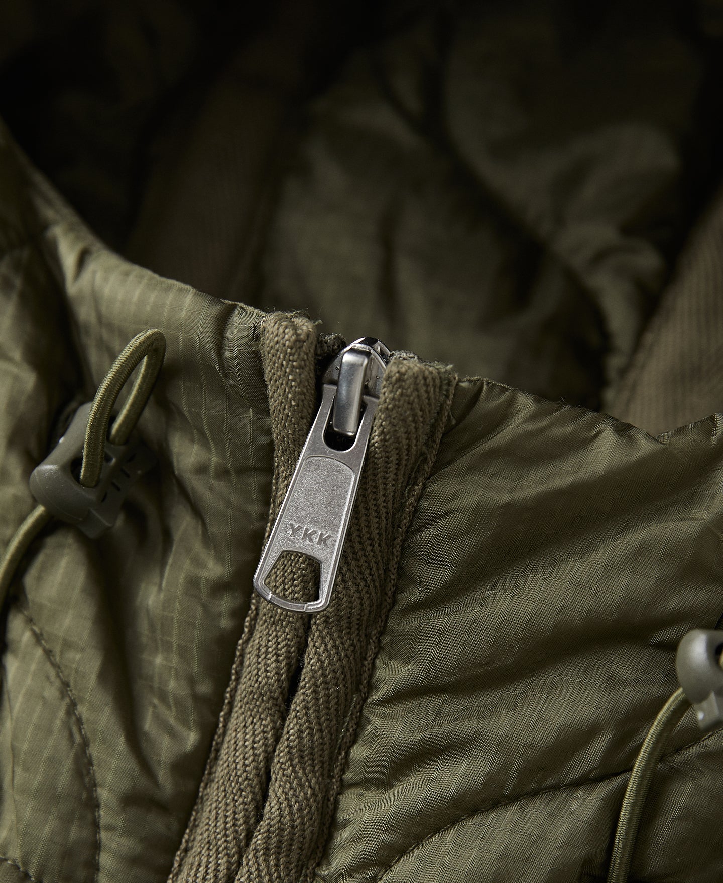 Military Style Quilted Padded Ripstop Nylon Jacket - Experimental Sample - Image 9