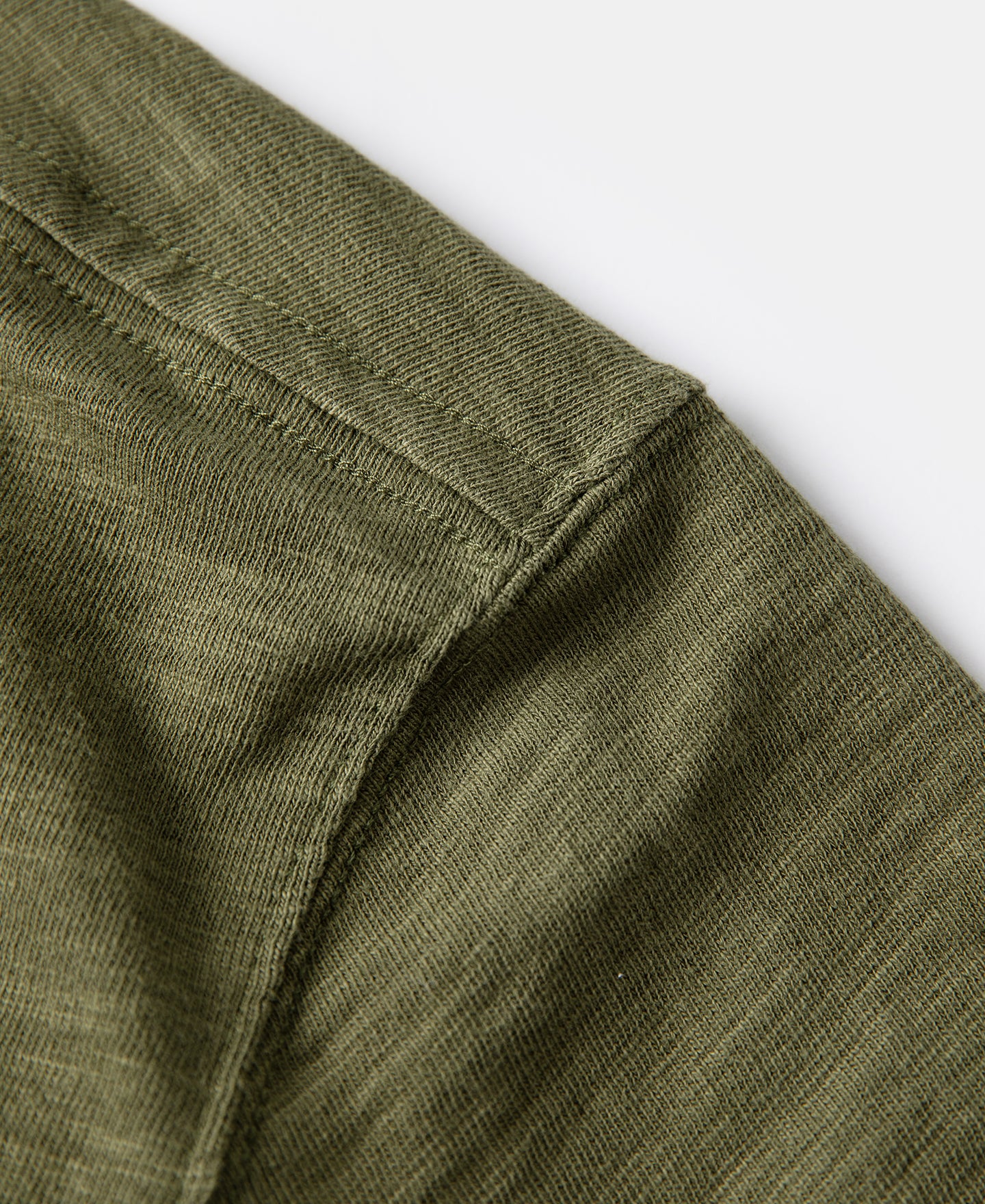10.5 oz Cotton Tubular Gusset T-Shirt - Green - Image 12