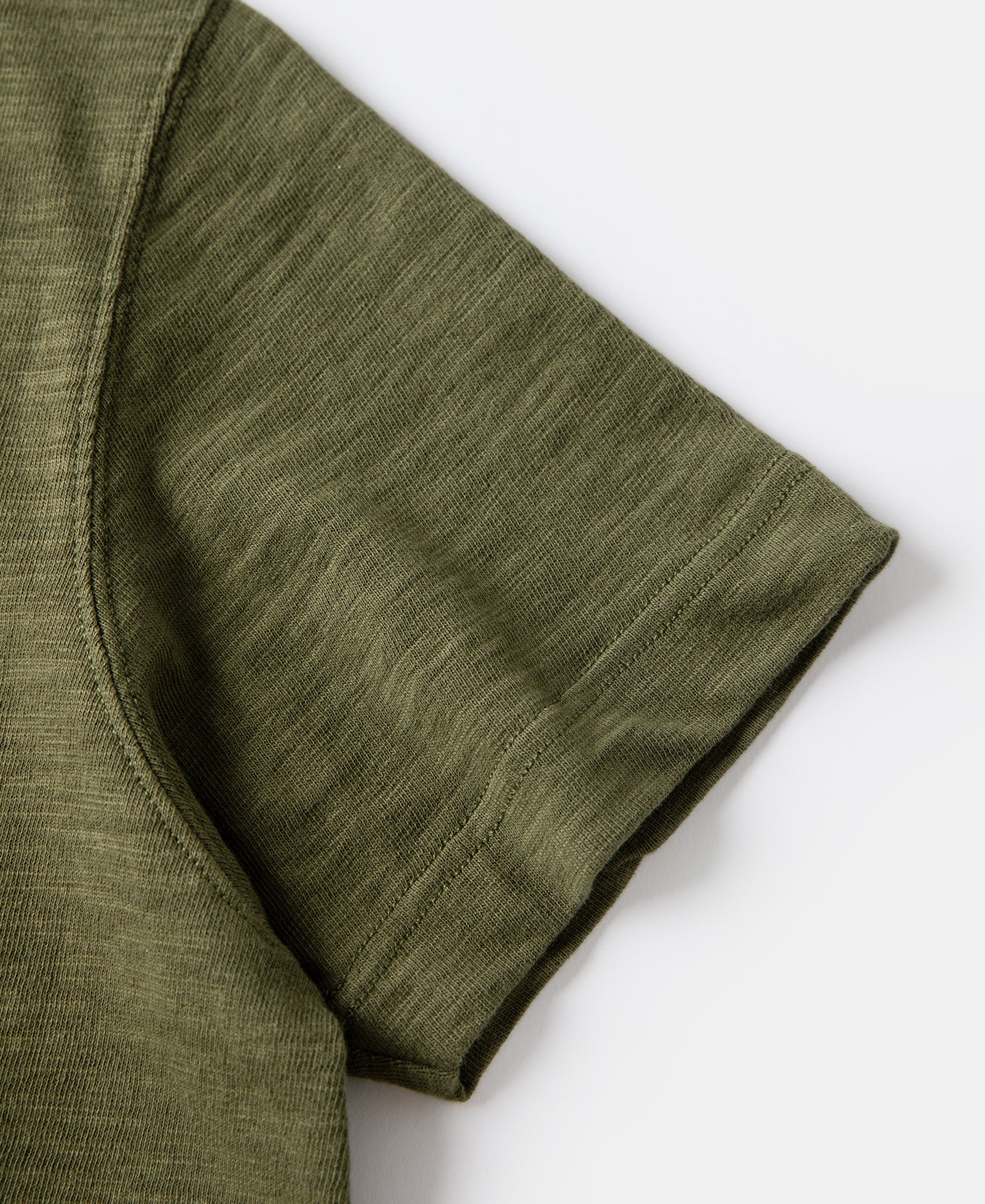 10.5 oz Cotton Tubular Gusset T-Shirt - Green - Image 13