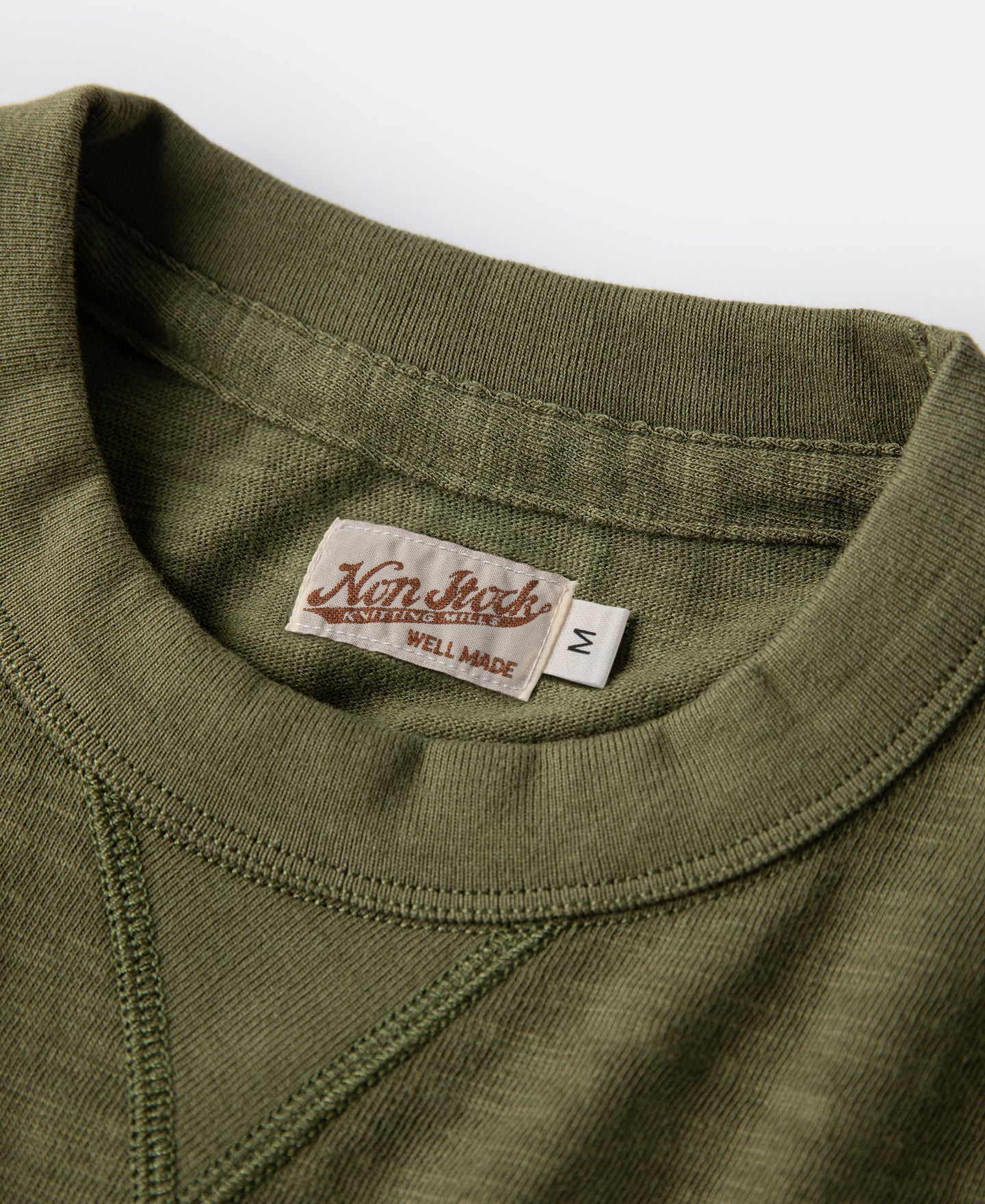 10.5 oz Cotton Tubular Gusset T-Shirt - Green - Image 9