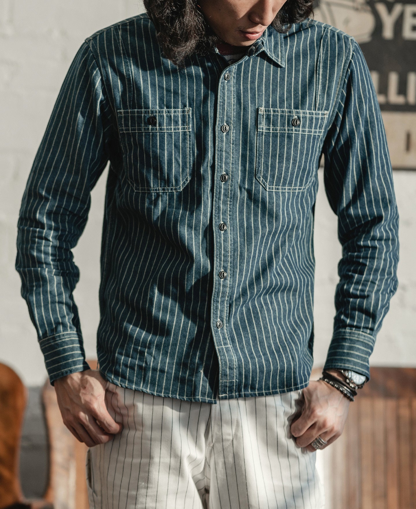 9 oz Wabash Vent Hole Work Shirt - Image 3