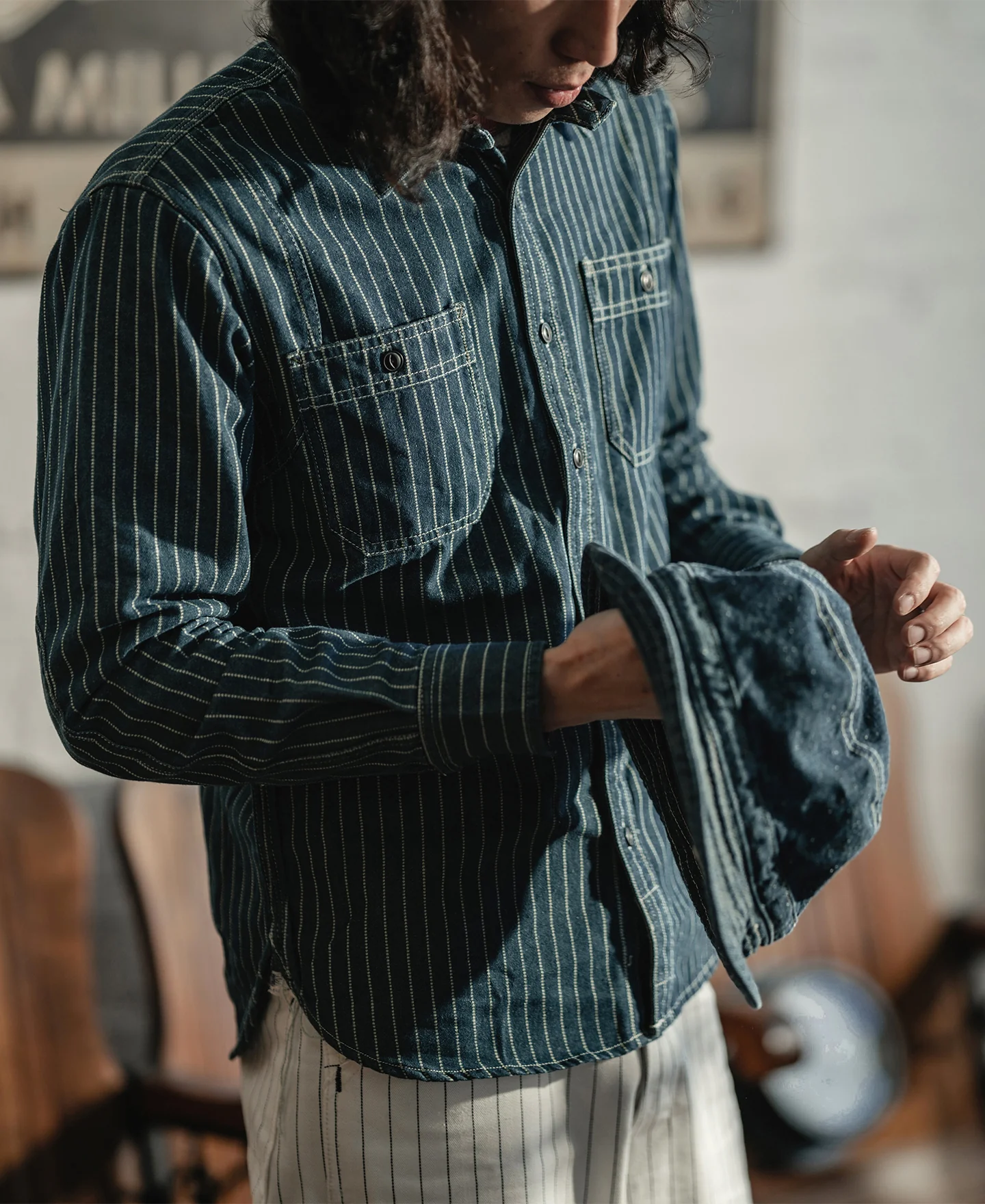 9 oz Wabash Vent Hole Work Shirt - Image 4