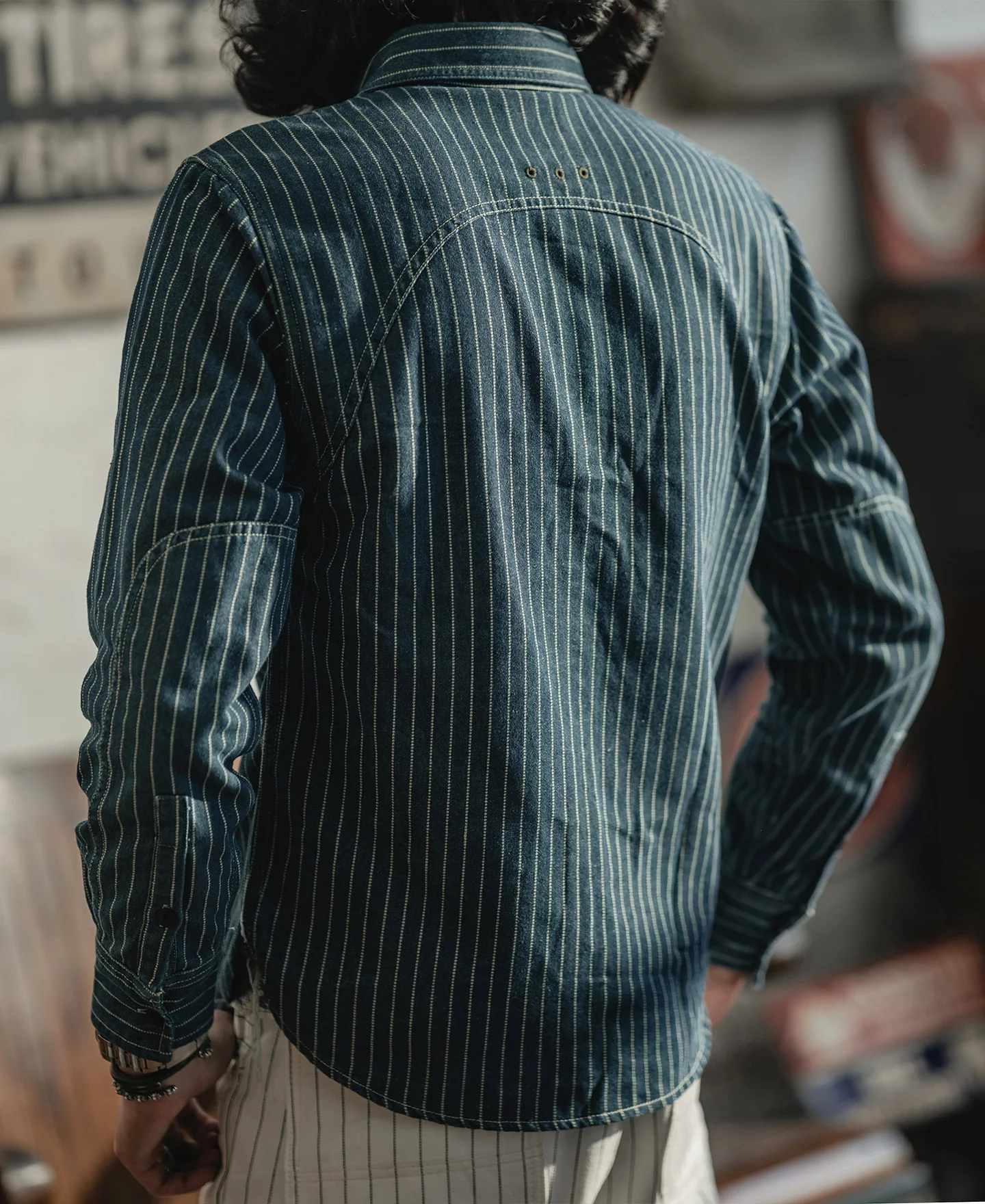 9 oz Wabash Vent Hole Work Shirt - Image 5