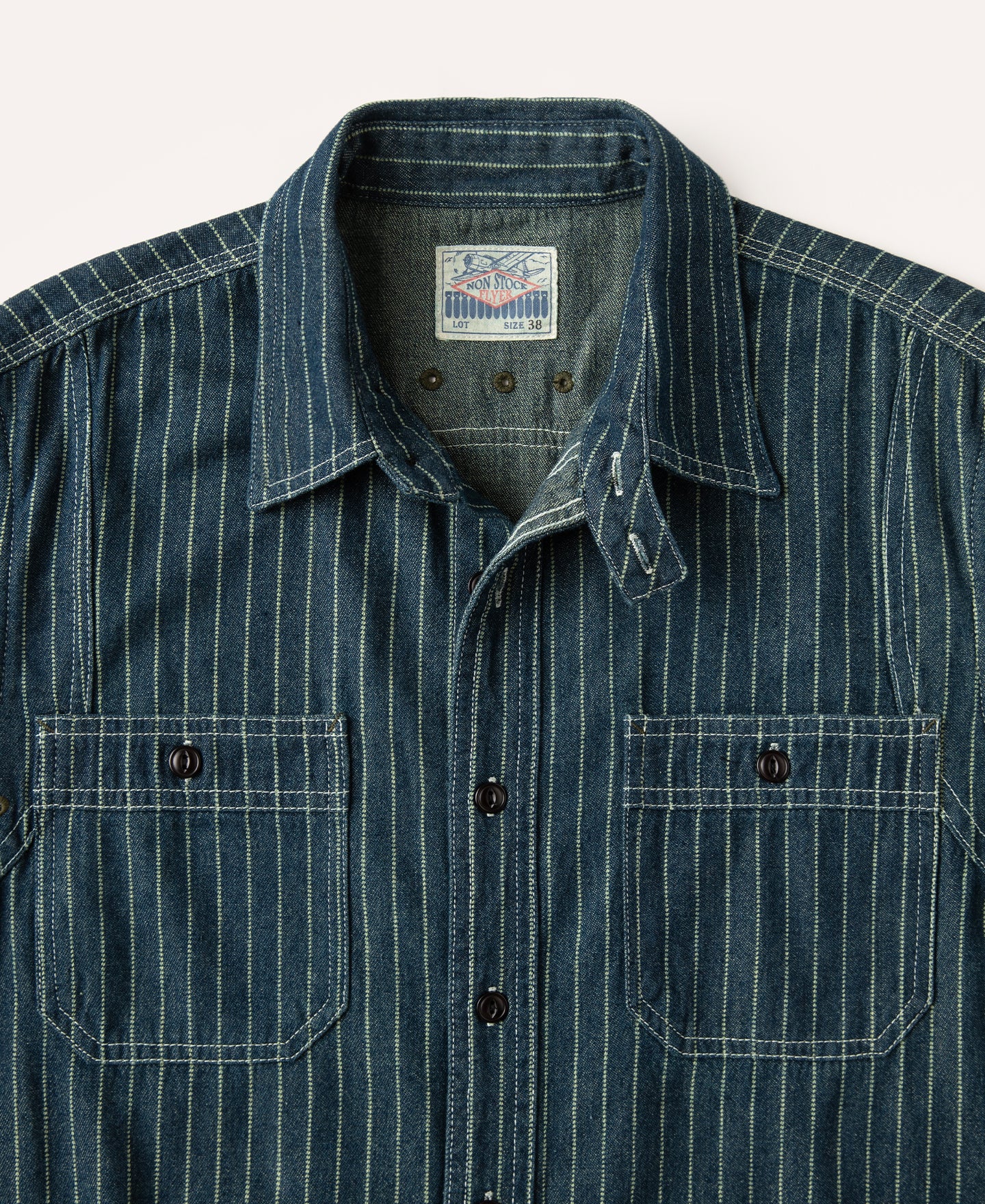9 oz Wabash Vent Hole Work Shirt - Image 8