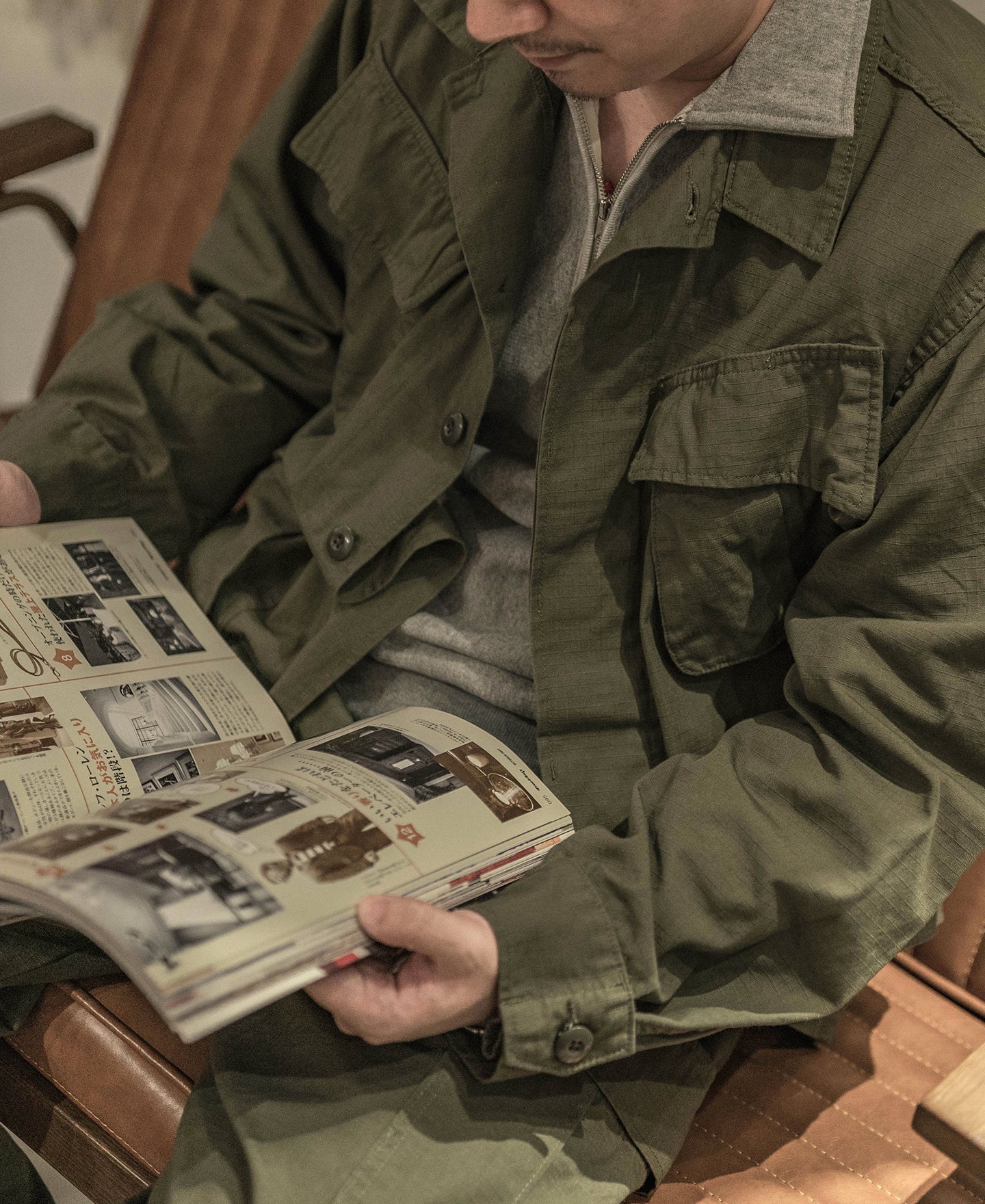 US Army 5th Model Tropical Jungle Fatigue Jacket - Image 6