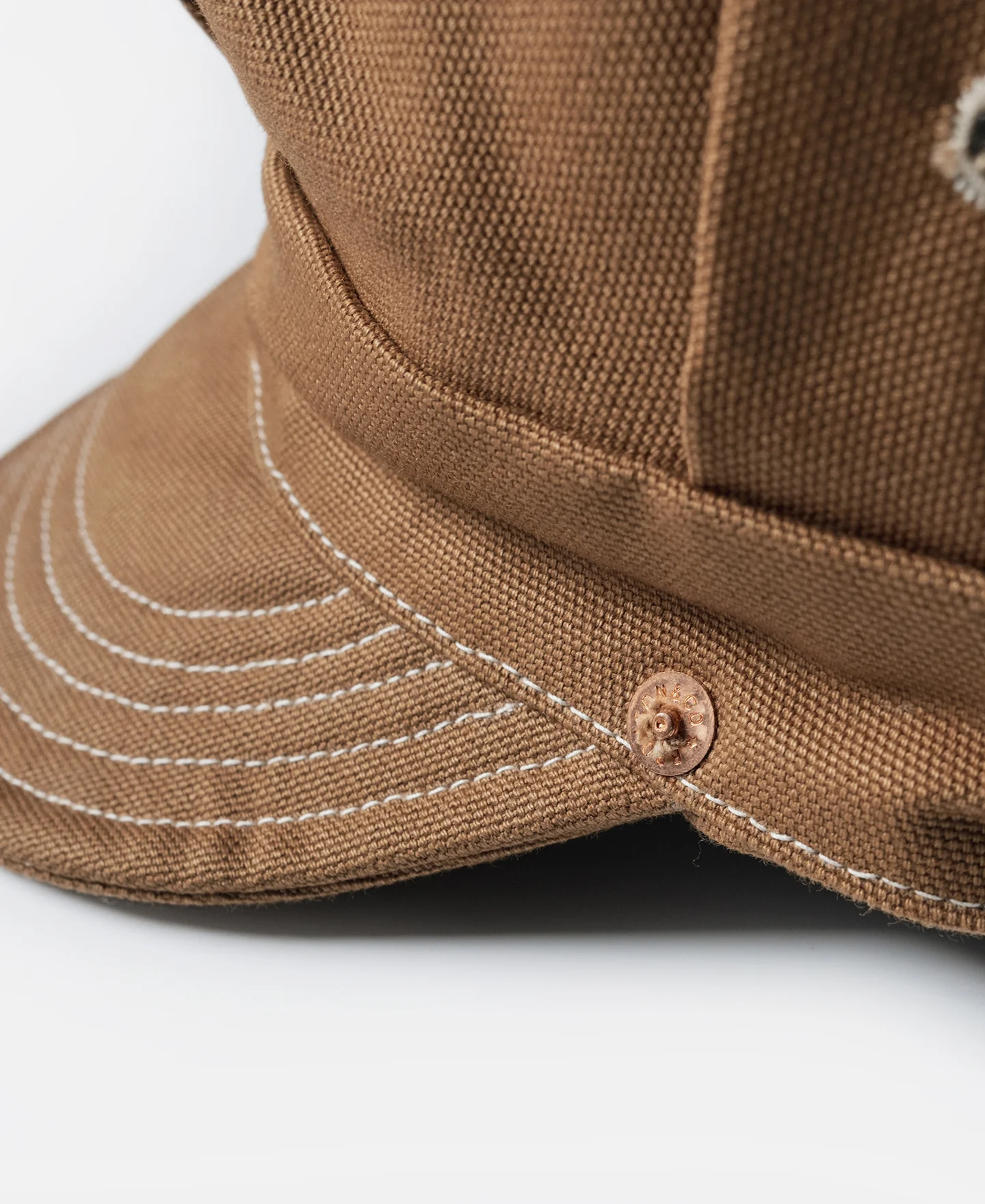 Duck Canvas Railroad Engineer Cap - Image 6