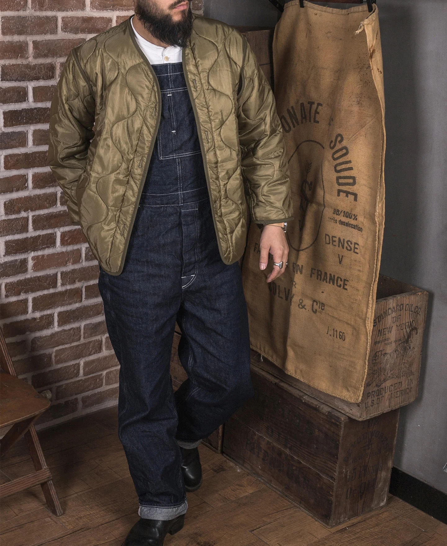 US Army 1st Model M-65 Field Jacket Liner - Image 5