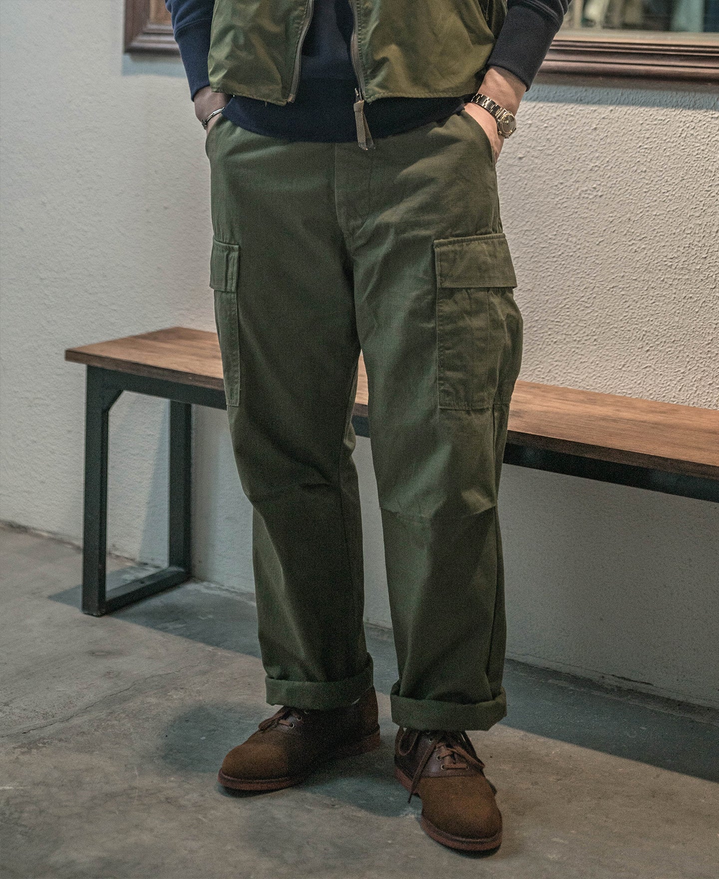 US Army 5th Model Tropical Jungle Fatigue Pants - Image 5