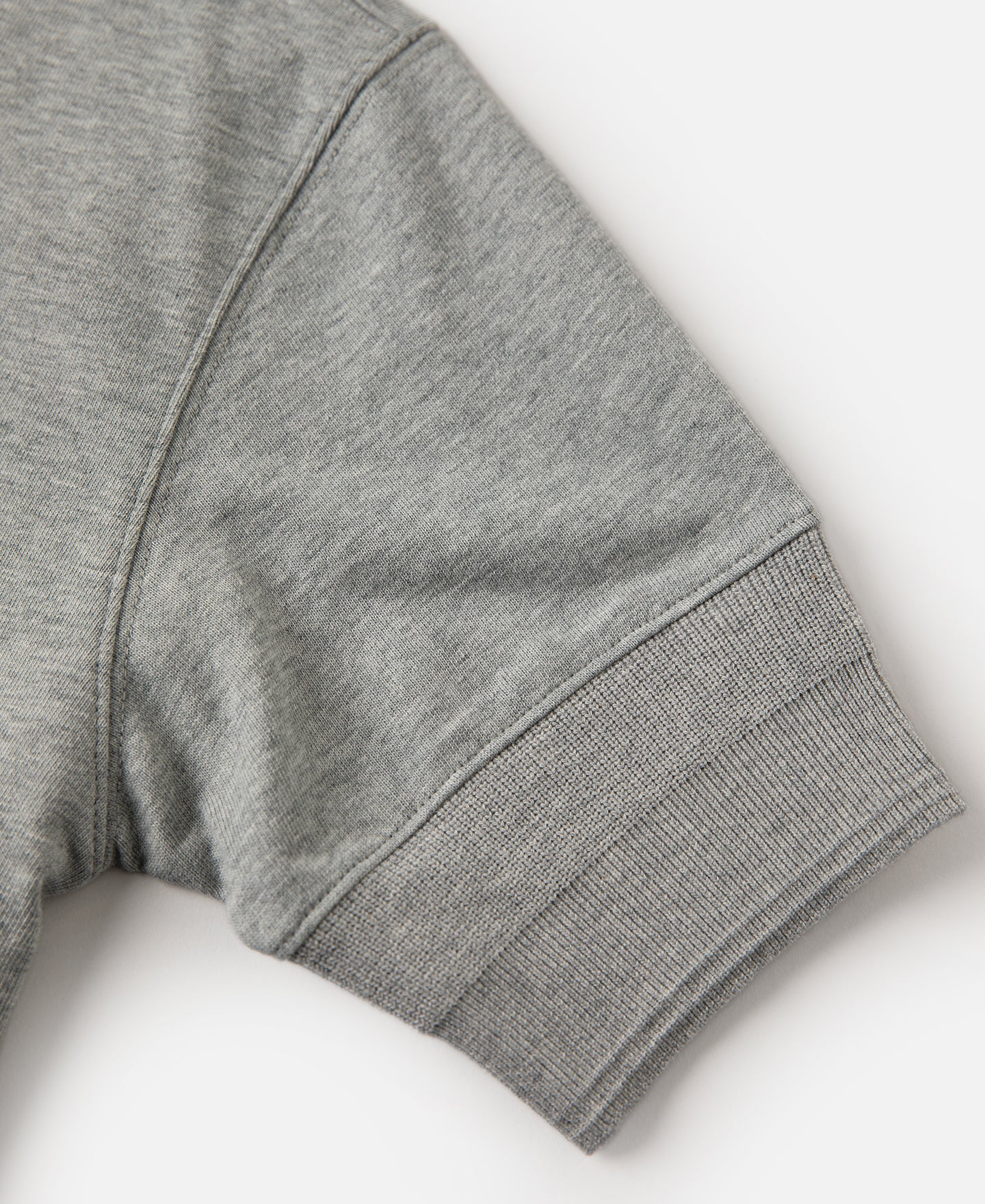 Vintage Short Sleeve Henley T-Shirt - Gray - Image 5
