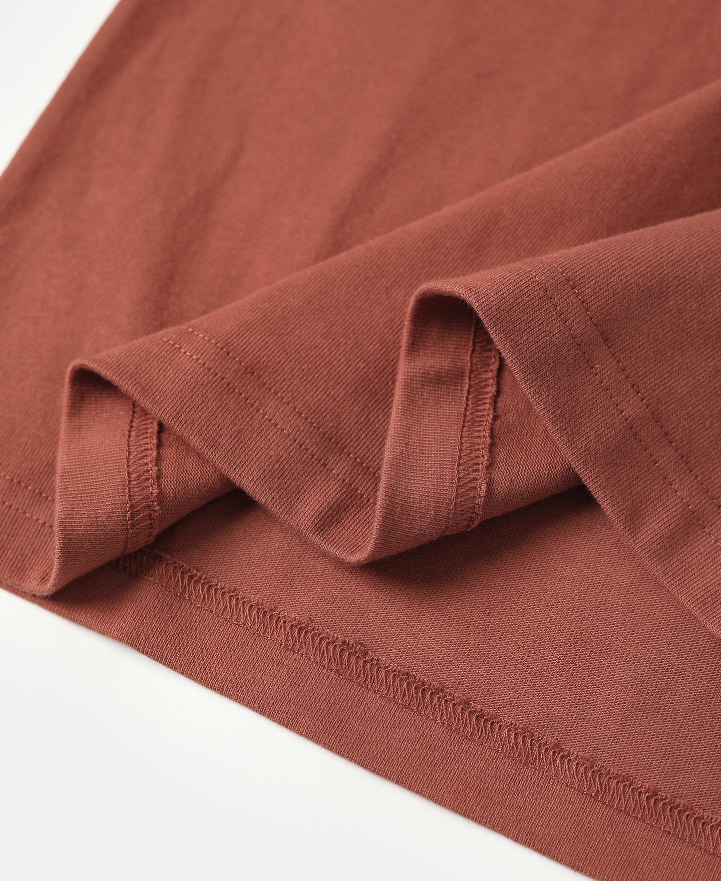 Vintage Short Sleeve Henley T-Shirt - Brick Red - Image 9