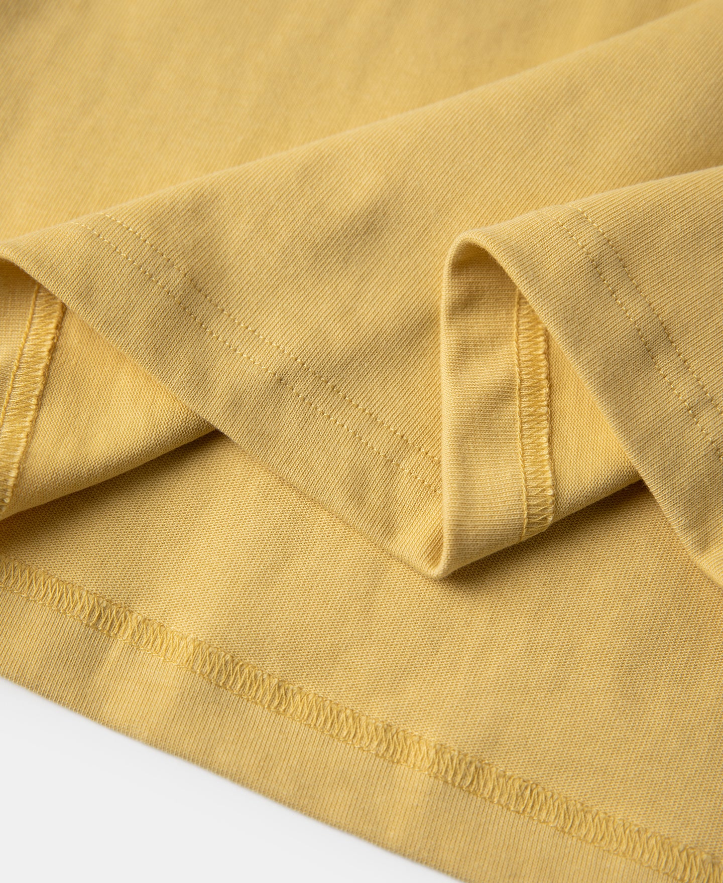 Vintage Short Sleeve Henley T-Shirt - Yellow - Image 6